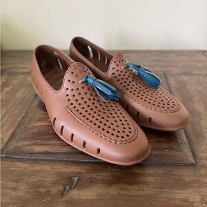 Floafers Executive Tassel brown EVA foam‎ rubber shoes men’s 8